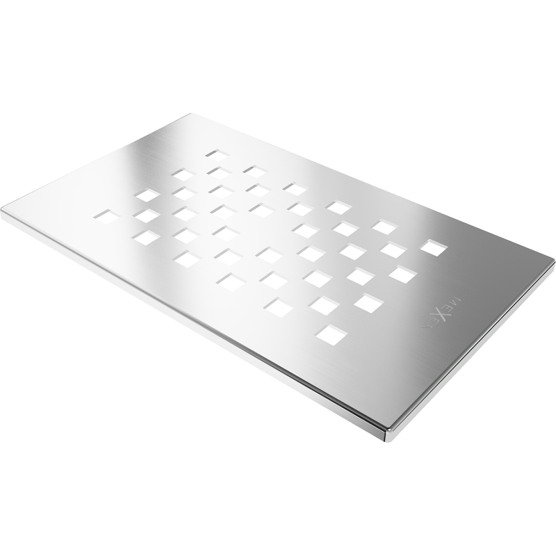 Mexen Hugo copertura per piatto doccia, inox - 42910001