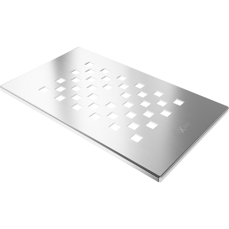 Mexen Hugo tampa para base de duche, inox - 42910001