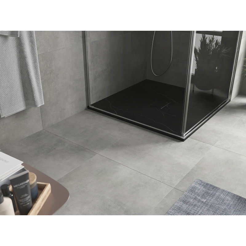 Mexen Hugo base de duche quadrada SMC 100 x 100 cm, pedra preta - 42751010