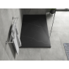 Mexen Hugo rectangular SMC shower tray 150 x 80 cm, black stone - 42758015
