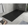 Mexen Hugo taisnstūrveida dušas paliktnis SMC 170 x 90 cm, melns akmens - 42759017