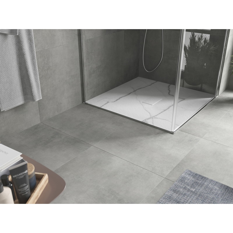 Mexen Hugo fyrkantigt duschkar SMC 100 x 100 cm, vit sten - 42151010