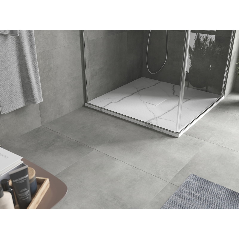 Mexen Hugo base de duche quadrada SMC 100 x 100 cm, pedra branca - 42151010