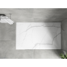 Mexen Hugo taisnstūrveida dušas paliktnis SMC 140 x 80 cm, balts akmens - 42158014