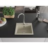 Mexen Milo Granitspüle 1-Becken mit Küchenarmatur Telma, beige - 6505-69-670200-00