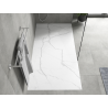 Mexen Hugo taisnstūrveida SMC dušas paliktnis 180 x 80 cm, balts akmens - 42158018