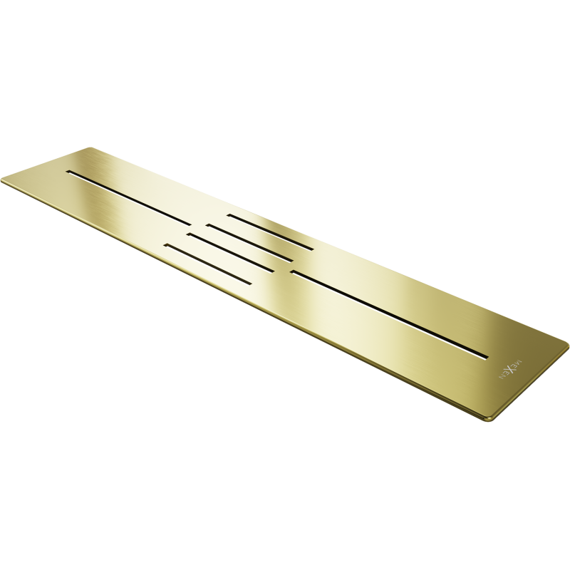 Mexen Toro Verkleidung für Duschwanne 100-120 cm, gold - 43910050