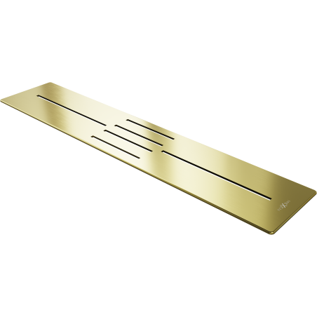 Mexen Toro Verkleidung für Duschwanne 100-120 cm, gold - 43910050