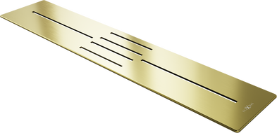 Mexen Toro afdekstrip voor douchebak 100-120 cm, goud - 43910050