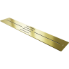 Mexen Toro καλύμματα για ντουζιέρα 130-160 cm, χρυσή - 43920050