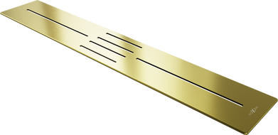 Mexen Toro coprimaterasso per piatto doccia 130-160 cm, oro - 43920050