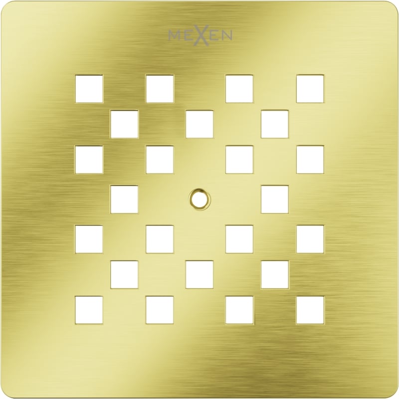 Mexen Stone+ shower tray cover, gold - 44910050