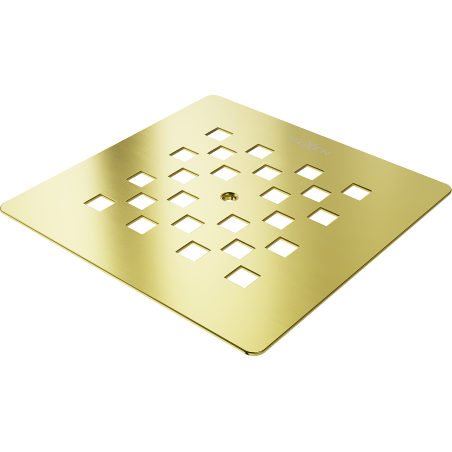 Mexen Stone+ shower tray cover, gold - 44910050