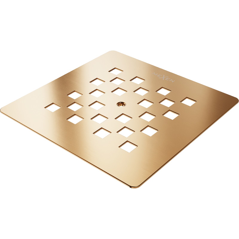Mexen Stone+ cubierta para plato de ducha, cobre cepillado - 44910065