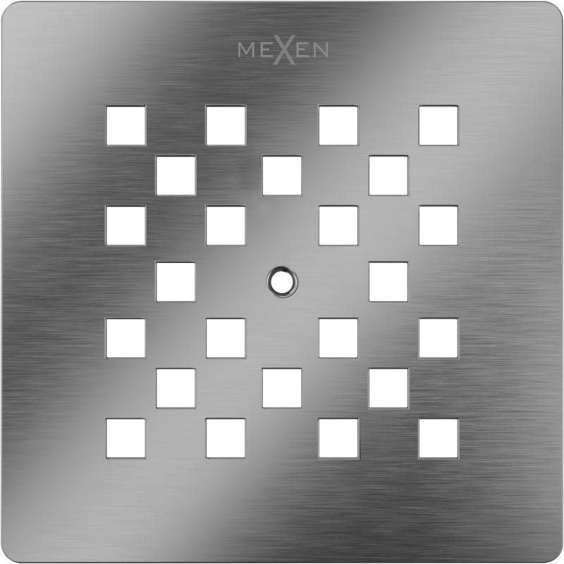 Mexen Stone+ κάλυμμα για ντουζιέρα, gun gray βουρτσισμένο - 44910066