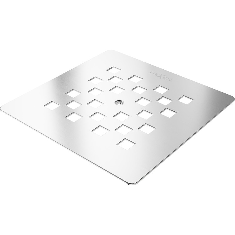 Mexen Stone+ shower tray cover, inox - 44910001