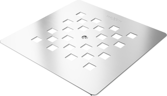 Mexen Stone+ κάλυμμα ντουζιέρας, inox - 44910001