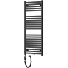 Mexen Hades elektrisk radiator 1200 x 500 mm, 600 W, svart - W104-1200-500-2600-70