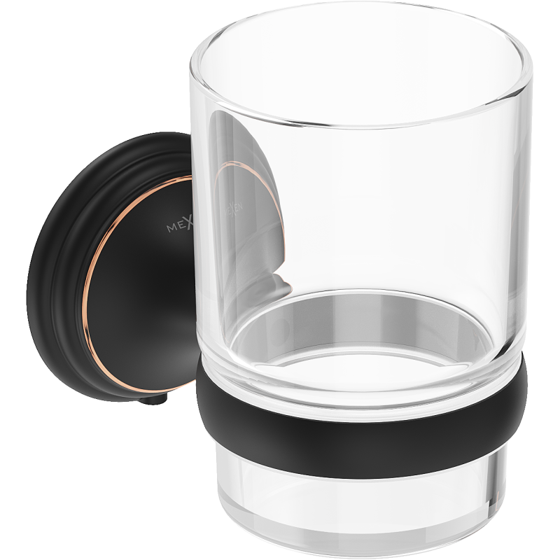 Mexen Lusso zobu birstīšu turētājs, melns antīkais - 70A16851-79