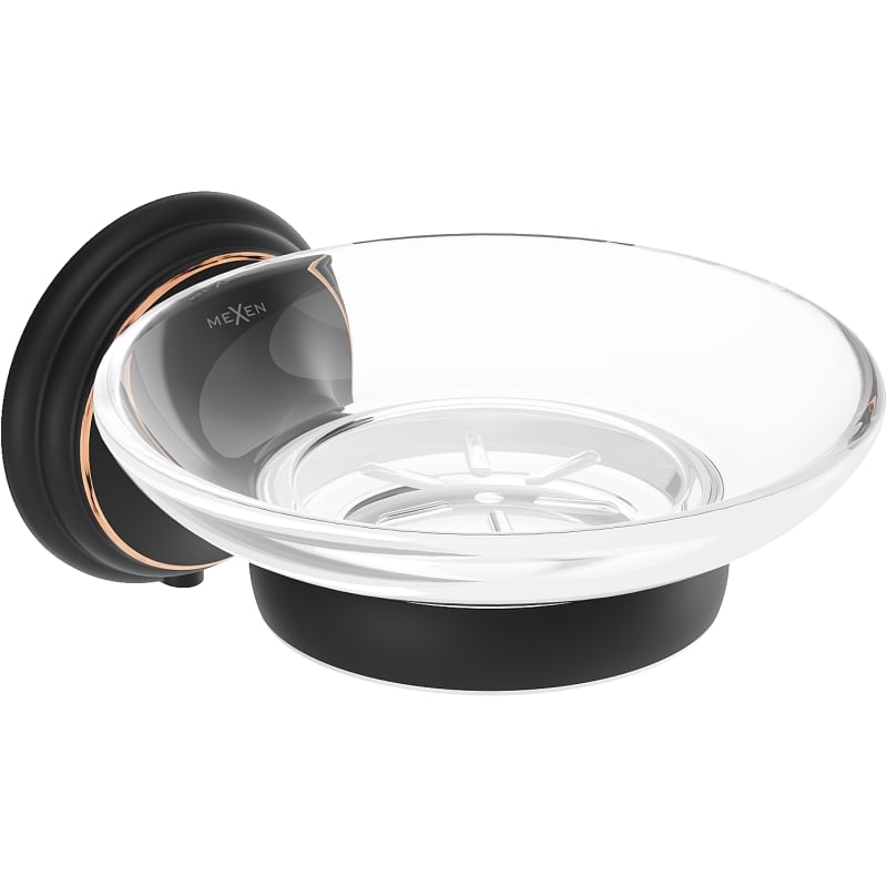 Mexen Lusso soap dish, antique black - 70A16855-79
