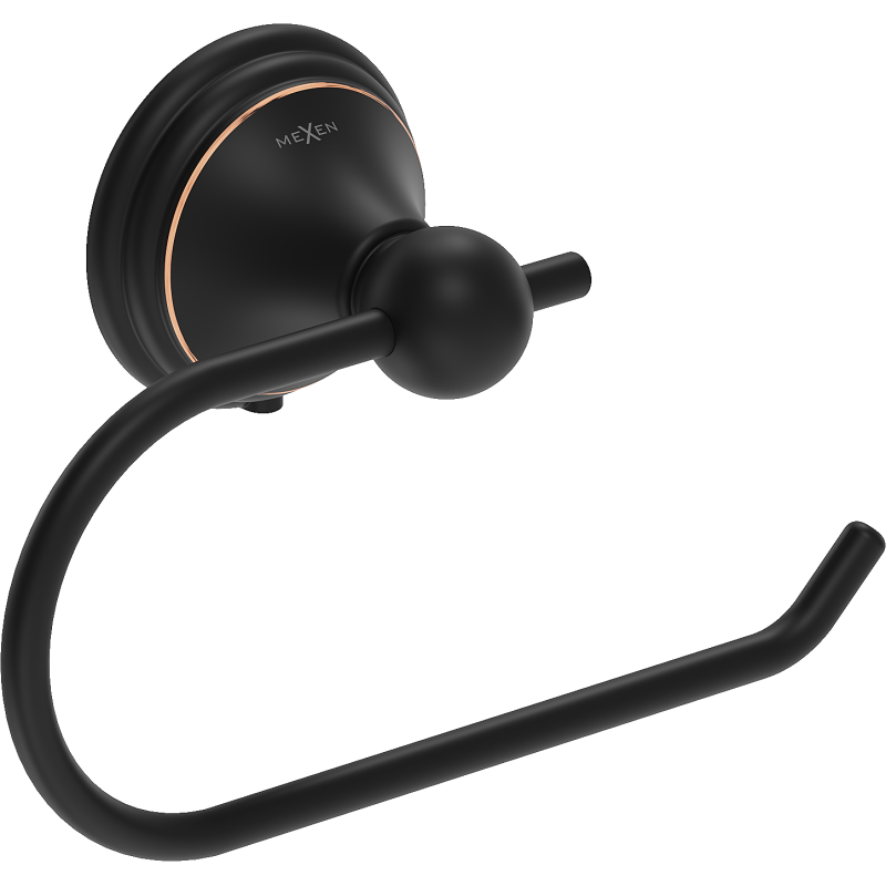 Mexen Lusso tualetes papīra turētājs, melns antīkais - 70A16823-79