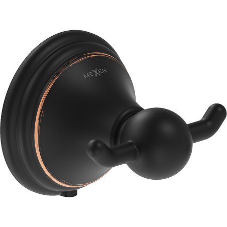 Mexen Lusso dubultais dvieļu āķis, melns antīks - 70A16812-79