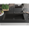 Mexen Slido yksi allasgraniittinen 900 x 500 mm, musta/kultainen metallihohto, musta sifoni - 6528901005-75-B