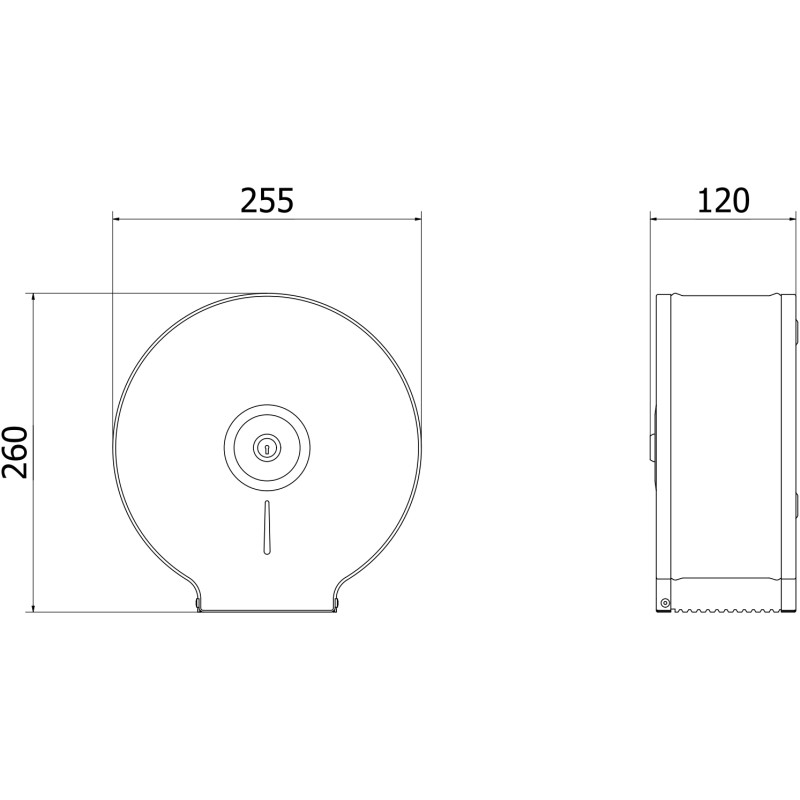 Mexen Spira-U contenedor para papel higiénico, blanco - 70K540-20