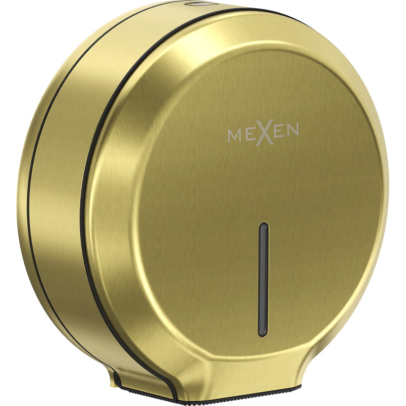Mexen Spira-E distributeur de papier toilette, doré brossé - 70K520-55