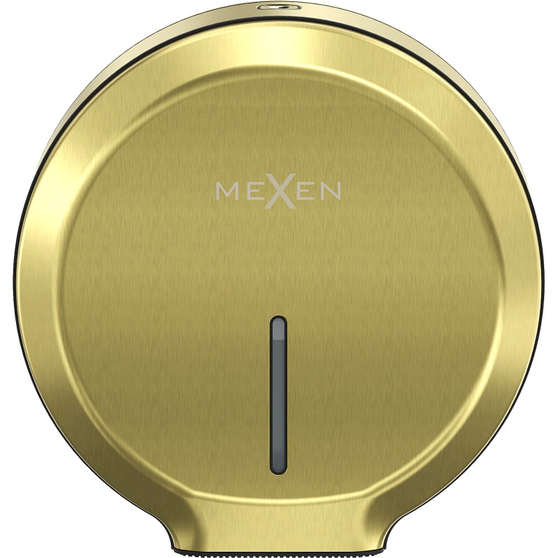 Mexen Spira-E toaletpapperhållare, borstat guld - 70K520-55