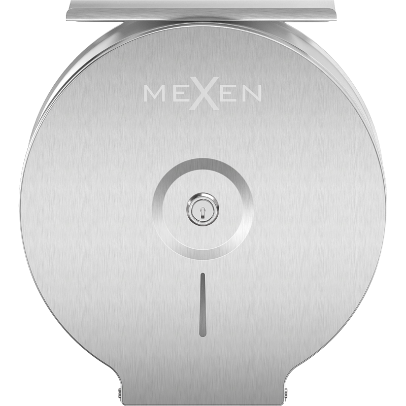 Mexen Spira-U+ pojemnik na papier toaletowy z półką na telefon, inox - 70K541-01