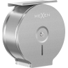 Mexen Spira-U+ toilet paper holder with phone shelf, inox - 70K541-01