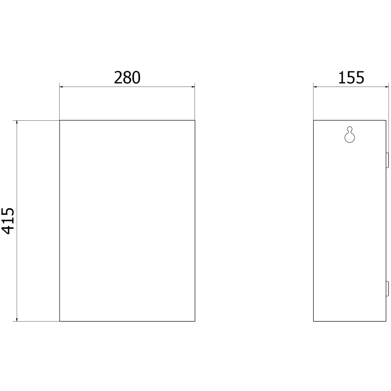 Mexen Linox Kosz na śmieci 17L, inox - 70K004-01