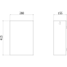 Mexen Linox Kosz na śmieci 17L, inox - 70K004-01