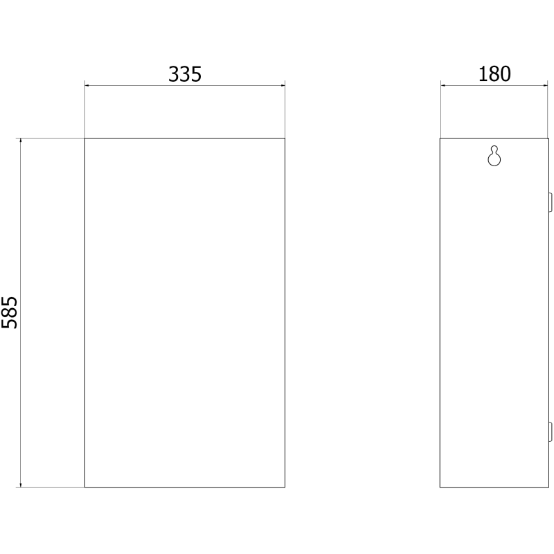 Mexen Linox Kosz na śmieci 32L, czarny mat - 70K006-70