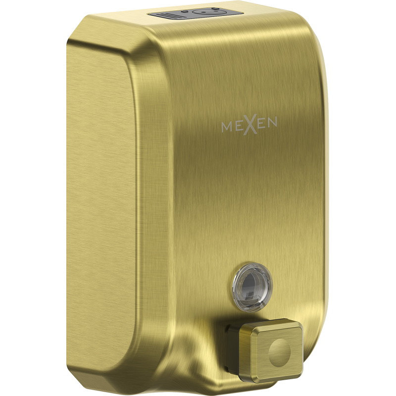 Mexen Purio-V zeepdispenser voor vloeibare zeep 1200 ml, geborsteld goud - 70K620-55