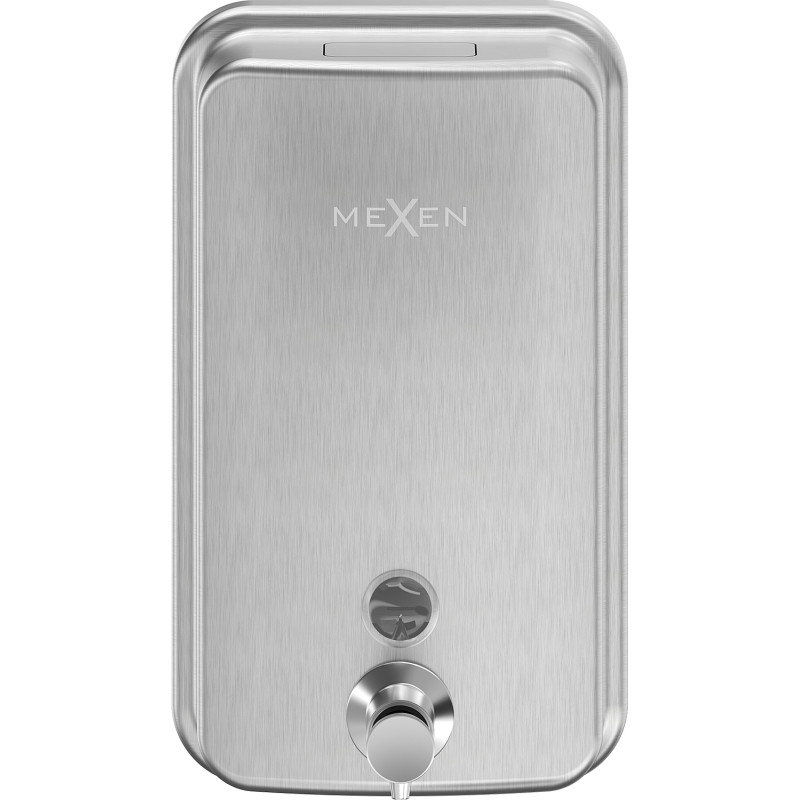 Mexen Purio-U tvåldispenser för flytande tvål 1000 ml, inox - 70K632-01
