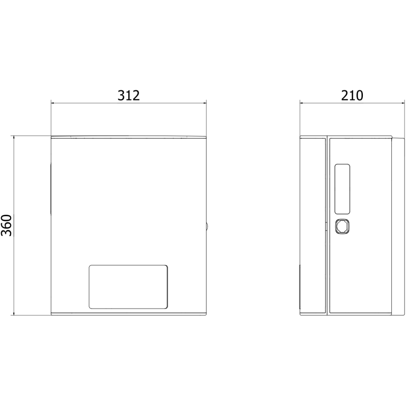 Mexen Verno-Pro automatyczny podajnik ręczników papierowych, inox - 70K300-01