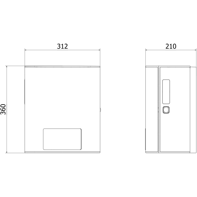 Mexen Verno-Pro automatyczny podajnik ręczników papierowych, biały - 70K300-20