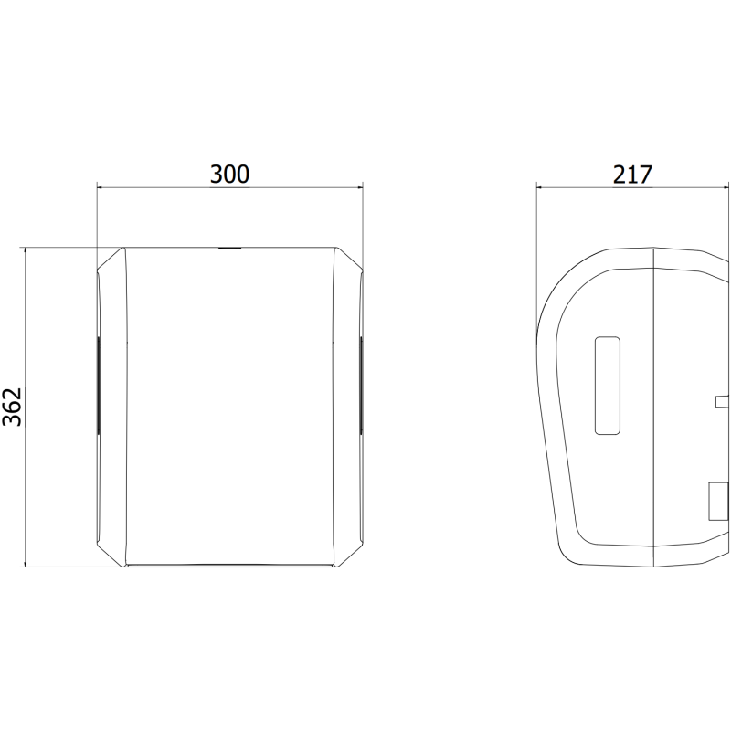 Mexen Verno-Max automatyczny podajnik ręczników papierowych, biały - 70K310-20