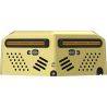 Mexen Ventaro-Yh Slim asciugamani, 1000 W, oro spazzolato - 70K093-55