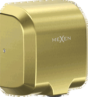Mexen Ventaro-U secador de manos, 1800 W, dorado cepillado - 70K030-55