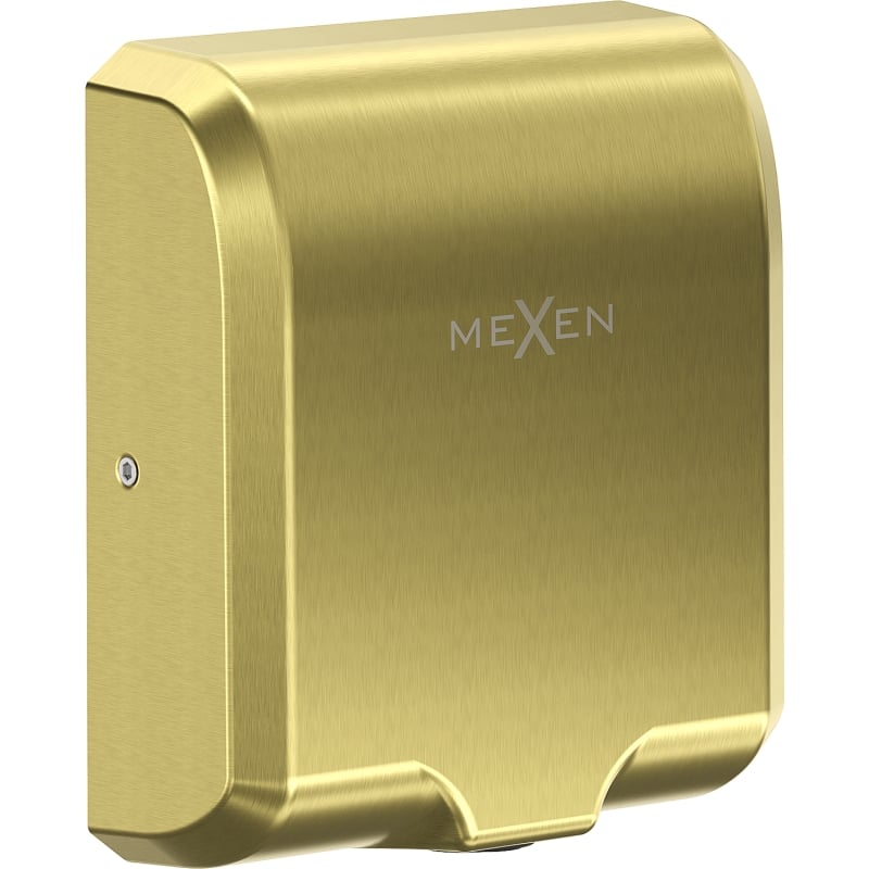 Mexen Ventaro-U Slim secador de manos, 1000 W, oro cepillado - 70K031-55