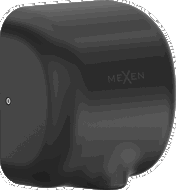 Mexen Ventaro-Q käsienkuivaaja, 1800 W, musta mattapinta - 70K060-70
