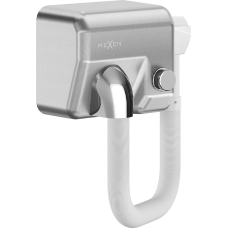Mexen Aquis-P suszarka basenowa do włosów z wężem, 1000 W, inox - 70K210-01