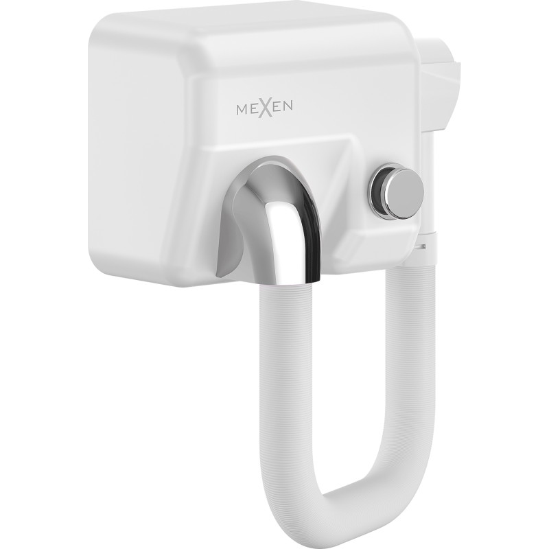 Mexen Aquis-P sèche-cheveux pour piscine avec tuyau, 1000 W, blanc - 70K210-20