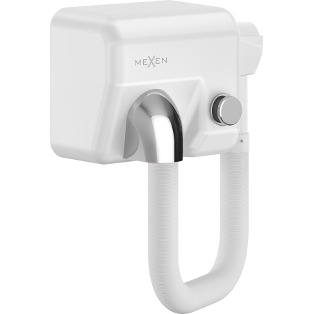 Mexen Aquis-P secador de piscina para cabelo com mangueira, 1000 W, branco - 70K210-20