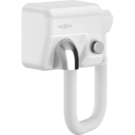 Mexen Aquis-P suszarka basenowa do włosów z wężem, 1000 W, biała - 70K210-20