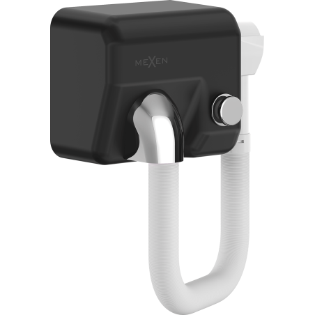 Mexen Aquis-P Pool-Haartrockner mit Schlauch, 1000 W, mattschwarz - 70K210-70