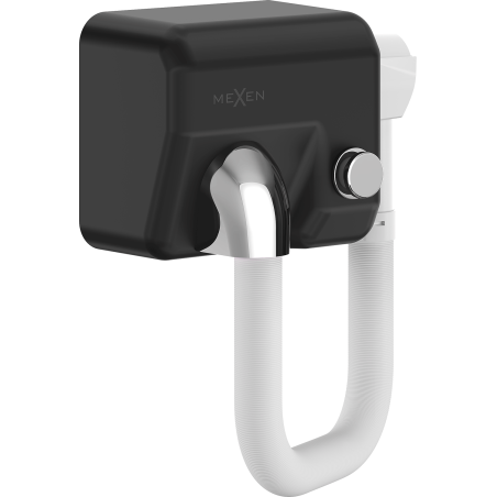 Mexen Aquis-P sèche-cheveux de piscine avec tuyau, 1000 W, noir mat - 70K210-70